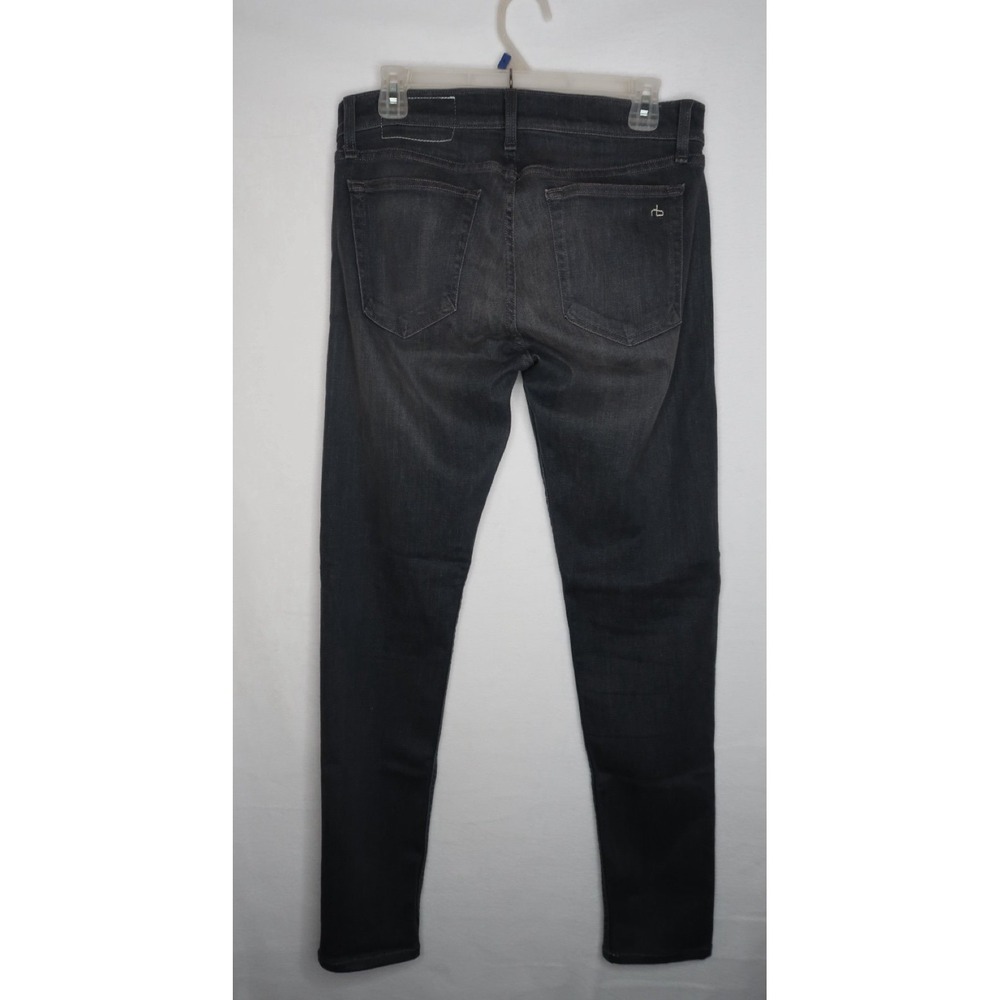 Rag & Bone Mens Sz 32 Slim Stretch Dark Wash Button Fly Jeans Premium‎ Denim EUC - Picture 8 of 8
